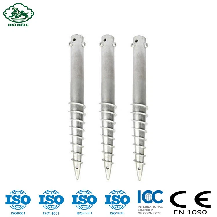 galvanized ground screw